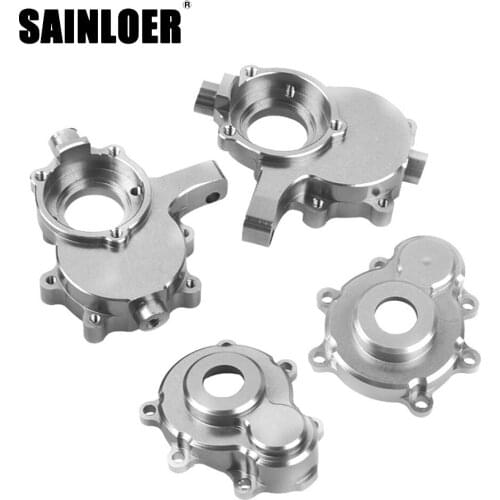SAINLOER RER11406 Aluminum Front Outer Portal Housing Set (L/R) for Redcat GEN8 Scout II RER11333 1/10 RC Crawler