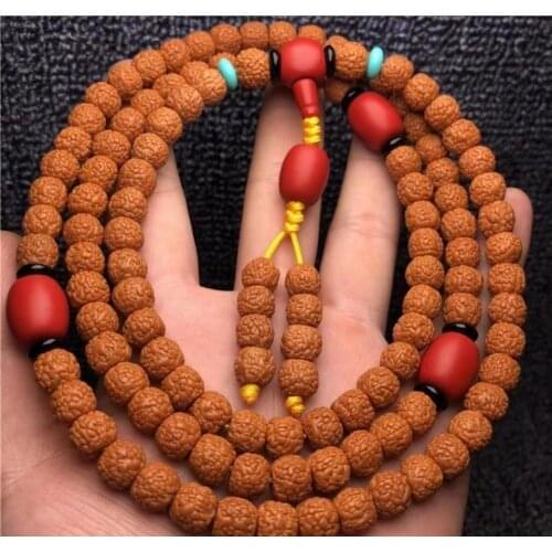 Nepal Little King Kong Bodhi 108 bracelets6mm- 9mm men and women plus accessories Buddhist beads Wenwan necklace bracelet