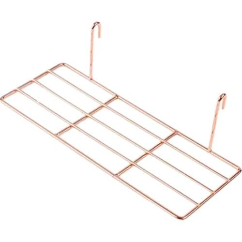 New Straight Shelf Rack for Grid Wall Grid Panel Wall Mountable Wire Gold Wall Organizer Display Decor Perfect Grid Photo Wall f