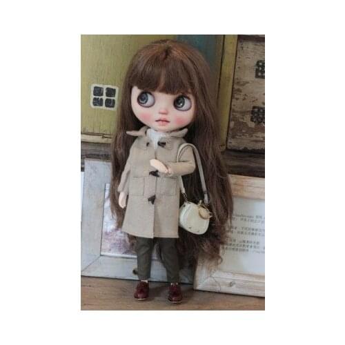 Blythes OB24 doll clothes simple and easy to take the horn button loose version of the coat doll accessories