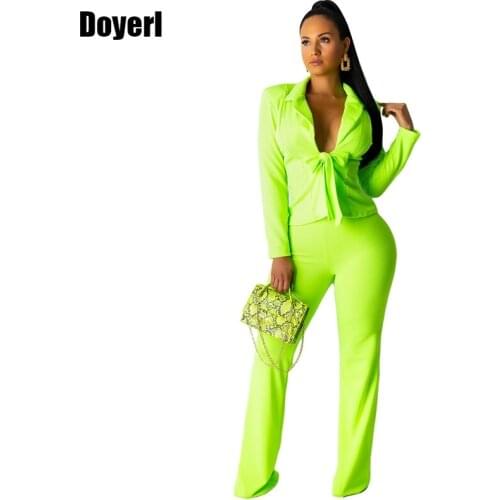 Autumn Winter Casual Two Piece Blazer Set Women Pant Suit Set Jacket Top and Pants Set Ladies Trouser Suit Office 2 Piece Outfit