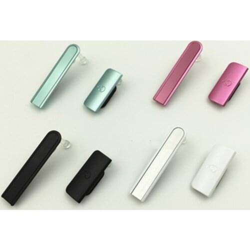 4 Colors Original Ymitn New earphone Dust plug Slot Port Caps+Charging USB Waterproof Cover For Sony Xperia ZR M36H C5502 C5503