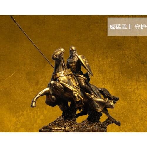 Medieval Model of Wham Warrior armour a retro-Roman armour warrior mens figure Sculpture statue high-grade decoration products
