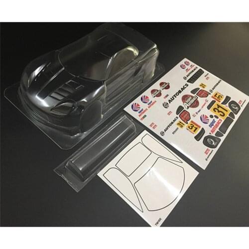 Team C Toyota MR2 Clear PC Body Shell With Sticker 210MM Wheelbase For Rc Drift Car Remote Control Flat Sport On Road Electric