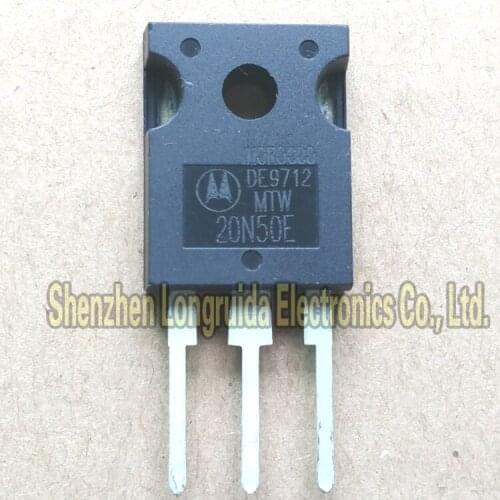 10PCS MTW20N50E 20N50E TO-247 MOSFET TRANSISTOR 20A 500V