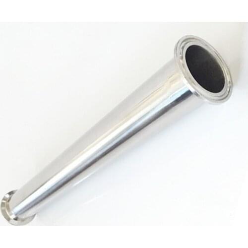 45mm OD 304 Stainless Steel Pipe Sanitary Spool Tube Length 500mm For Homebrew Fit 2" Tri Clamp