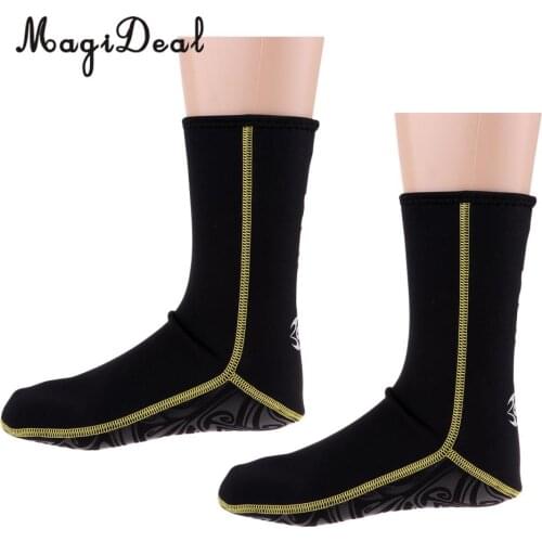 1 Pair Water Shoes Beach Fin Socks Neoprene Diving Boots Scuba Snorkel Booties Surfing Wetsuit Sports Waterproof Foot Protector