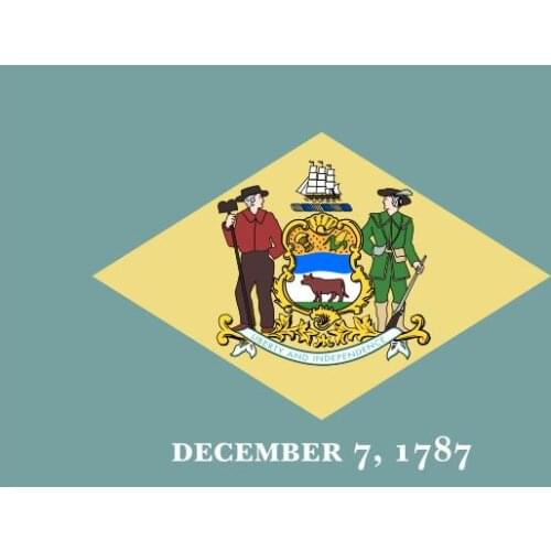 3x5ft Deleware Flag