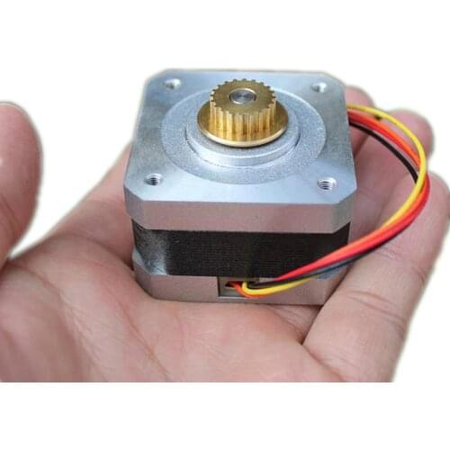 42 stepper motor 2-phase 4-wire stepper motor Printer stepper motor with MXL sync wheel
