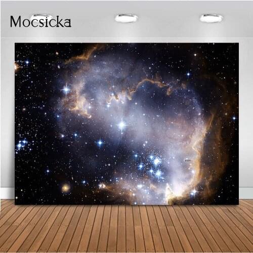Galaxy Space Backdrop, Birthday Photo Backdrop,Outer Space,Milky Way Backdrop,Celestial Nebula,Astronomy Party Photo Backdrop