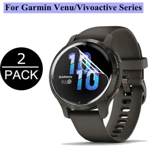 2PCS Hydrogel Film For Garmin Venu 2S 2 Vivoactive 4S 4 3S 3 Screen Protector Venu2 Venu2S Vivoactive4S Soft Film (Not Glass)