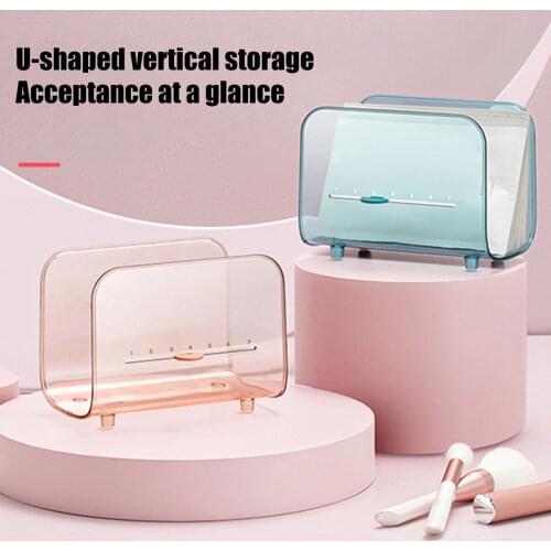 Mask Storage Box Cosmetic Desktop Storage Rack Skin Care Products Transparent Visual Finishing Box