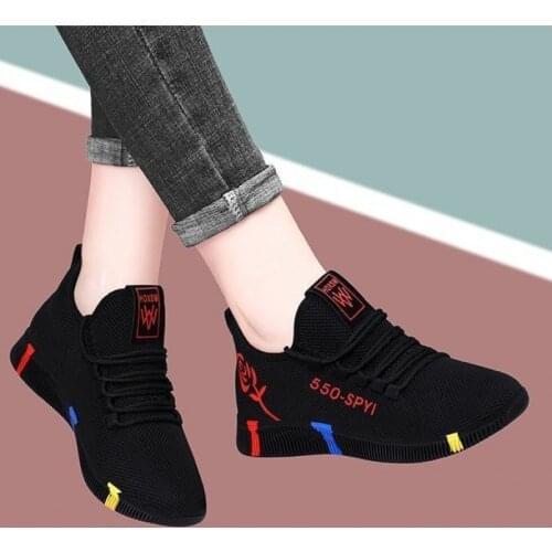 New Spring Wedges Flat Shoes Female Platform Sneakers Women Casual Breathable Walking Female Woman Trainers Zapatillas Mujer