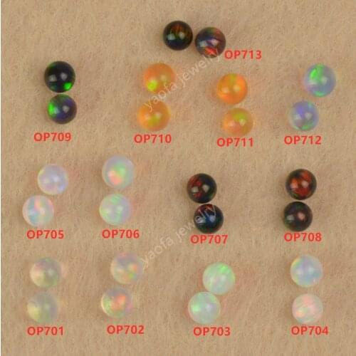 13 colors 3mm without hole round loose opal beads high temperature resistance for glass producting making