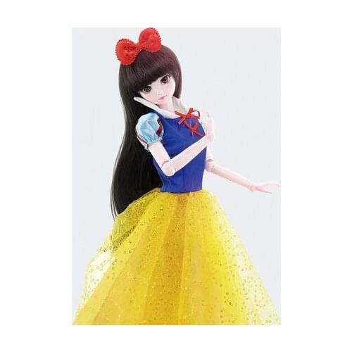 50cm Doll Girl Toy With Dress Princess 19 Movable Joint Simulation 3D Eyes Women Doll