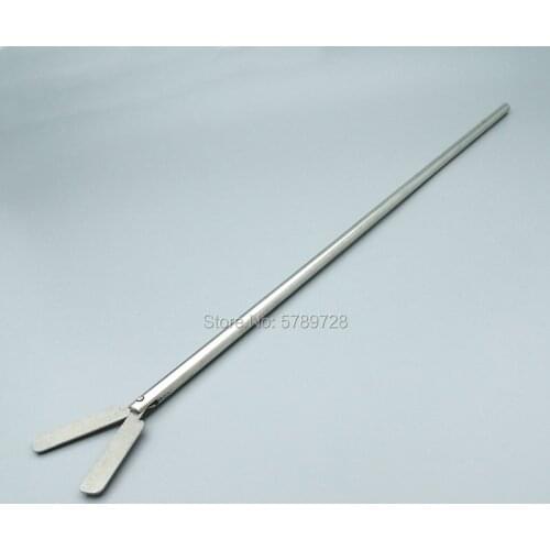 1pc Stainless steel two blade paddle, centrifugation style agitator with movable blades for laboratory stirring experiments