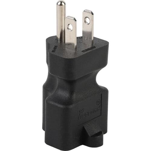 MagiDeal Nema 5-15P to 5-15/20R 15A Household AC Plug to 20A T Blade Adapter