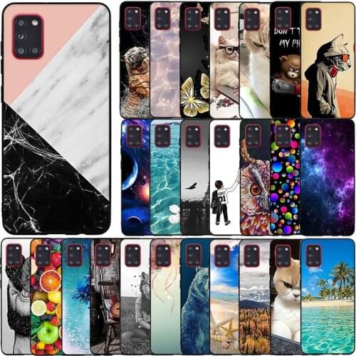 Soft Silicone Case For Samsung Galaxy A31 Case Full Protective Soft Tpu Back Cover Phone Case For Samsung Galaxy A31 Coque