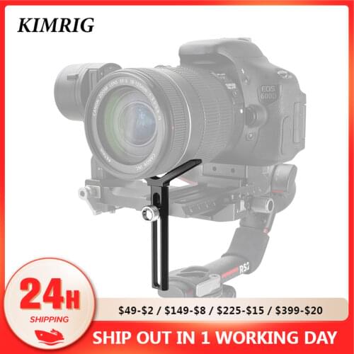 KIMRIG Y Shape Lens Support Bracket Extended Lens Support With Rubber Mat For Ronin-S/SC Lens Dslr Camera Universal Long Lens