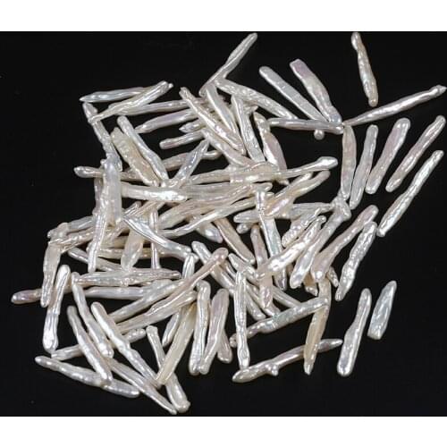 25-35mm Length Freshwater pearl loose Stick Pearl