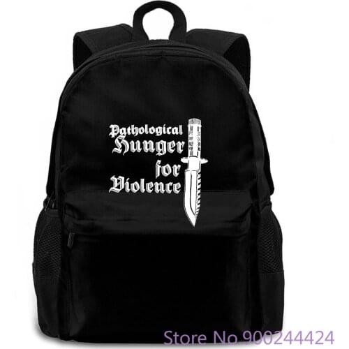Impaled Nazarene Pathological Hunger Black Metal Print women men backpack laptop travel school adult student