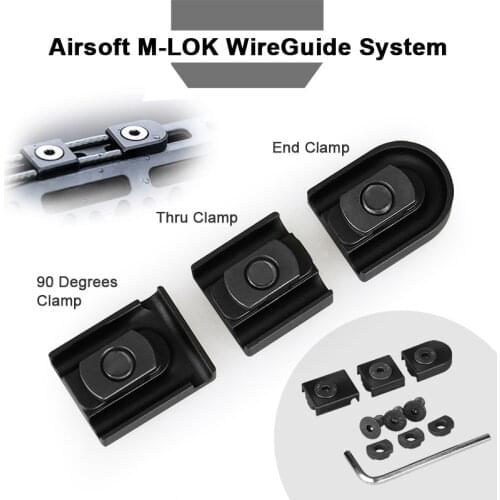 Tactical Wire Guide Type M-LOK Tailline Guide Include Three Types Of Adapters For Hunting HS22-0248