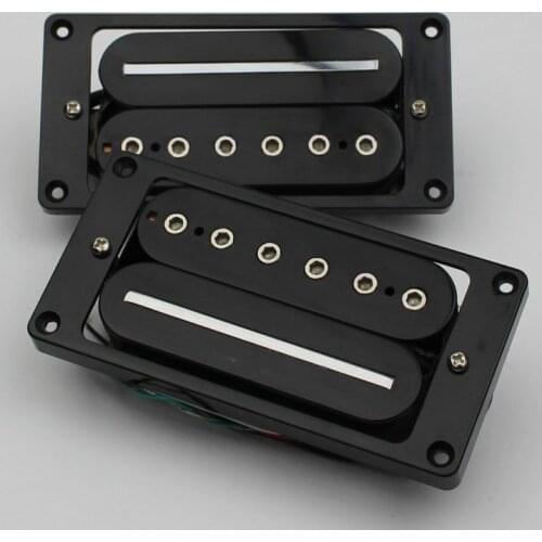 Inner Six Angle Hot Rail Five Line Pickup Black Guitar Pickups(bridge&neck)