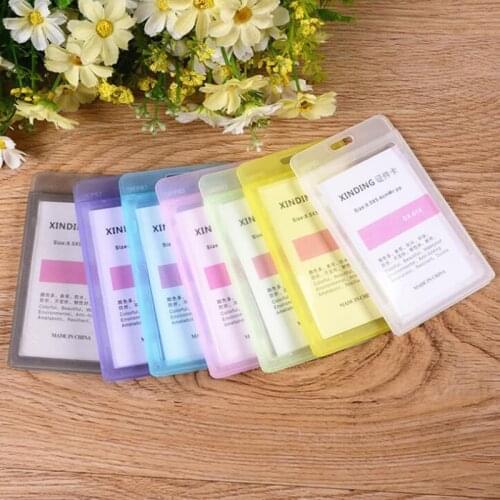 1pcs Waterproof Transparent Card Holder Plastic Card Id Holders Case To Protect Credit Cards Card Protector Cardholder