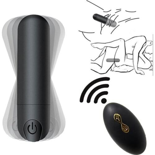 10 Speed Bullet Vibrator Sex Toys for Woman Strong Vibration G-spot Massager Wireless Remote Mini Dildo Vibrators USB Charge