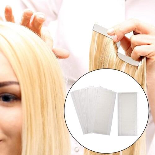 2/5 Sheets Hair Extension Tape Double Sided Strong Adhesive Seamless Hidden Tabs