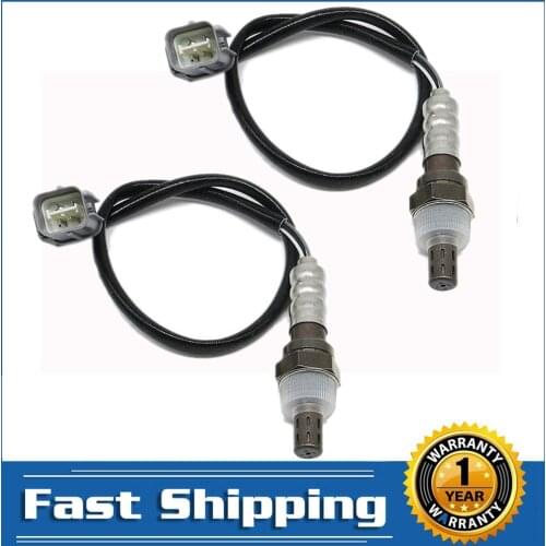 2PCS Oxygen Sensor Upstream Downstream Front Rear for 1999 2000 Honda Civic 1.6L B16A2 Engine 1997 - 2001 CR-V 2.0L Manual Trans