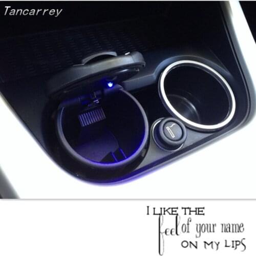 2020 new Car styling LED sticker ashtray for Mini Cooper R56 R57 R58 R50 R53 F55 F56 Jaguar XE XF Pontiac Saab 9-3 Accessories