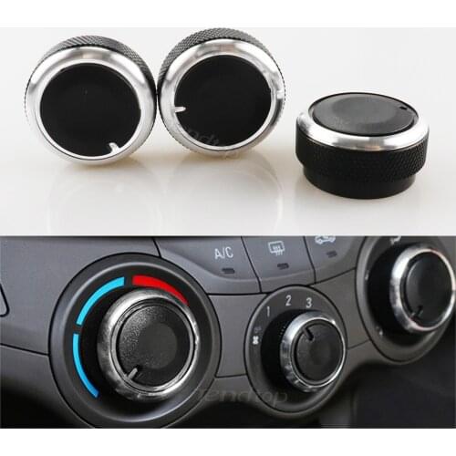 3Pcs/Set AC Heater Climate Control Knob Panel Switch Knobs Buttons For Chevrolet Chevy T250 Aveo Aveo5 Lova 250 Daewoo Gentra