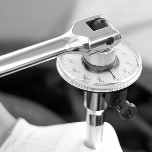 50% HOT SALES!!! 1/2 Inch Adjustable Drive Torque Angle Gauge Meter Wrench Auto Car Repair Tool