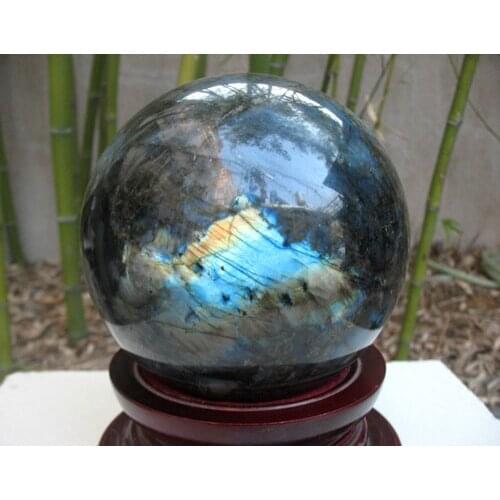 5760g AAA+++ NATURAL PRETTY LABRADORITE CRYSTAL BALL HEALING