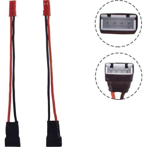 AGFRC 2pcs Servo to Lipo Connection Cable 3s 4s Option Balance Plug with JST 100mm Length
