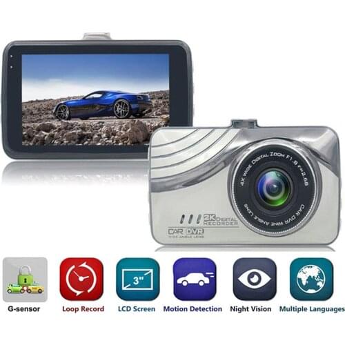 Car DVR 3.0" Full HD 1080P DashCam Vehicle Camera Video Recorder Registrar Car Parking Monitor Car Motion Detector Car Camcorder