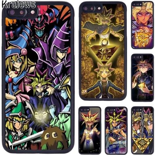 Krajews Yu Gi Oh Yugioh Cute phone Case For iPhone 5 6S 7 8 Plus 11 12 Pro X XR XS Max Samsung Galaxy S6 S7 S8 S9 S10 plus