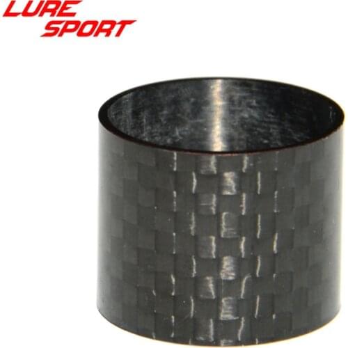 LureSport Short 5pcs 3K woven carbon tube carbon blank Rod building component Pole Repair DIY Accessories