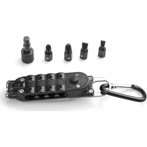 Edc Multi Tool Screwdriver Word Phillips Multifunction Bottle Opener LED Light Hanging Key Pocket