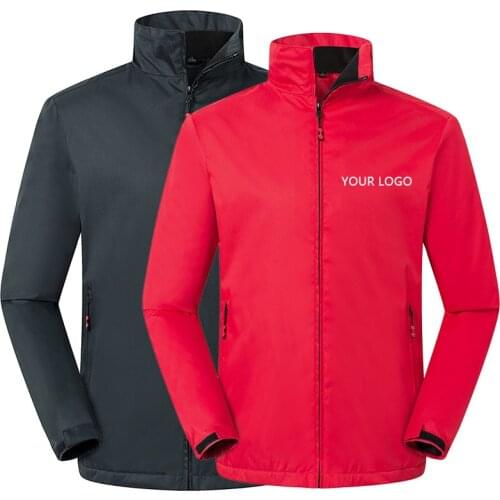 Custom Print Your Brand Logo Men Womens Waterproof Sports Coats Hiking Camping Skiing Trekking Male Female Jackets Windbreaker