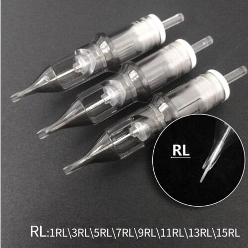 10P Disposable Micro-Needles Sterilized Permanent Makeup Machine Tattoo Needle Eyebrow Liner 1RL/ 3RL/5RL/7RL/9RL/11RL/13RL/15RL