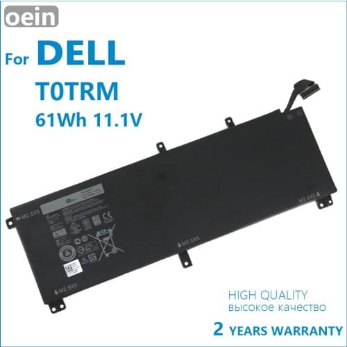 Oein Genuine T0TRM Laptop Battery for For Dell XPS 15 9530 Precision M3800 TOTRM H76MV 7D1WJ 61WH Free 2 Years Warranty