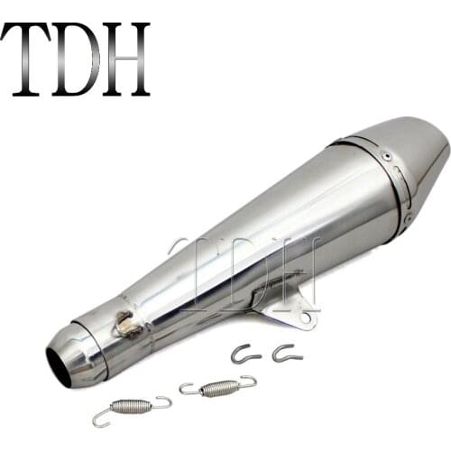 Stainless Steel Removable 38-51mm Exhaust Muffler Universal Silencer Pipe DB Killer For 125cc-1000cc Street Sport Motorcycles