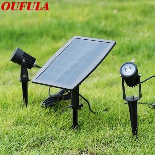 Solar Split Lawn Light 2 Spotlights Garden Courtyard Landscape Outdoor Waterproof Decorative Ip65