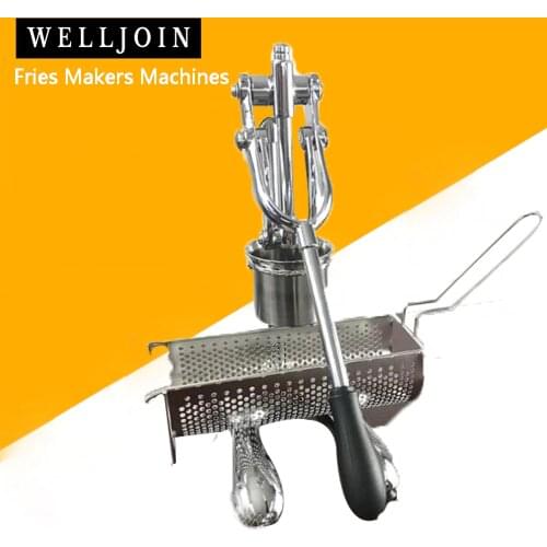 Super Long French Fries Makers Machines Stainless Steel Longest Footlong Mashed Potatoes Fried Chips Extruders Ricers Device