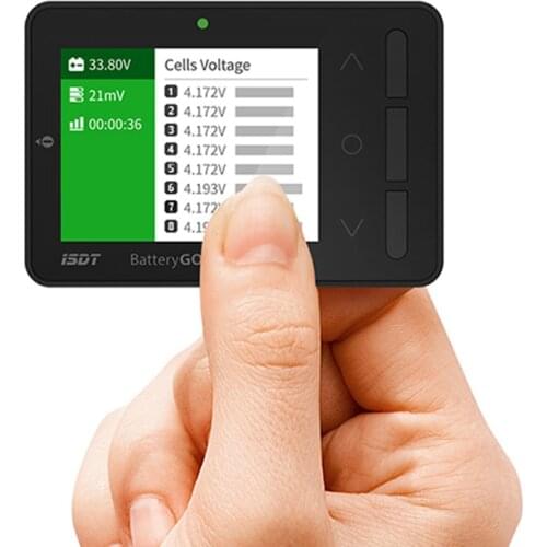 ISDT BattGo BG-8S Smart Battery Checker Balancer Receiver Signal Tester Quick Charge Function