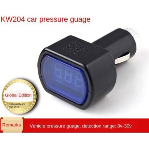 Kw204 led neutral digital voltmeter vehicle supplies vehicle mounted voltmeter automotive voltmeter