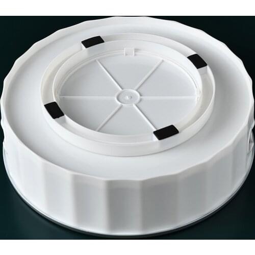 Turntable Cabinet Organizer Rotatable Storage Shelf for Kitchen Rotating Condiments Holder 9.0/11.7inch in Diameter TN88