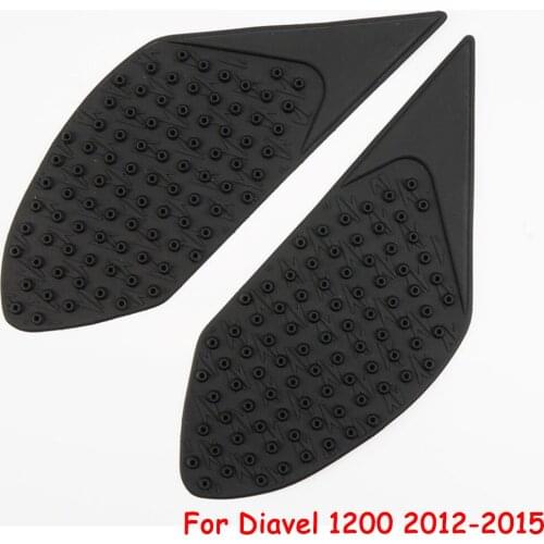 OLPAY Motorcycle Gas Tank Side Traction Knee Protector Anti Slip Pad For Ducati DIAVEL1200 Diavel 1200 2012-2015